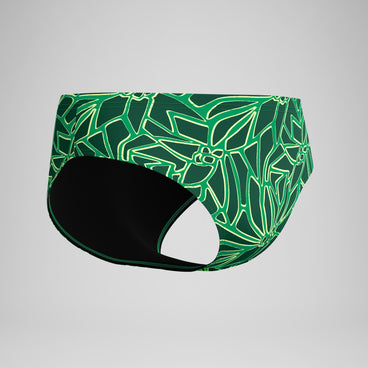 Men's Club Training Printed Brief Green
