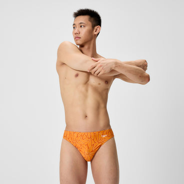 Men's Club Training Printed Brief Orange