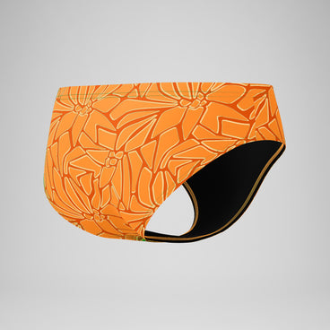 Men's Club Training Printed Brief Orange