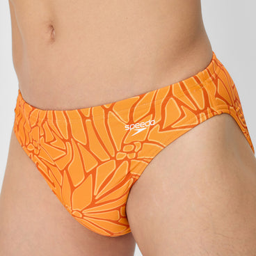 Men's Club Training Printed Brief Orange