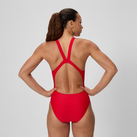 Women's Guard Leaderback Swimsuit Red