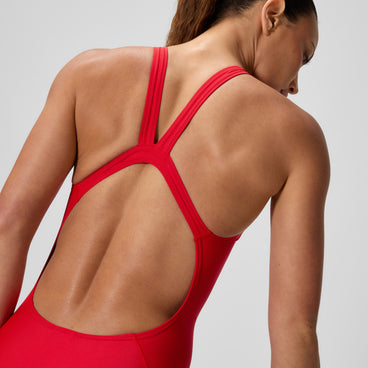 Women's Guard Leaderback Swimsuit Red