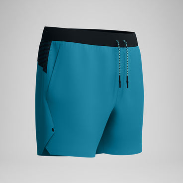 Men's Never Stop Swim Shorts Border Blue