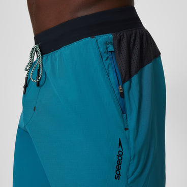 Men's Never Stop Swim Shorts Border Blue