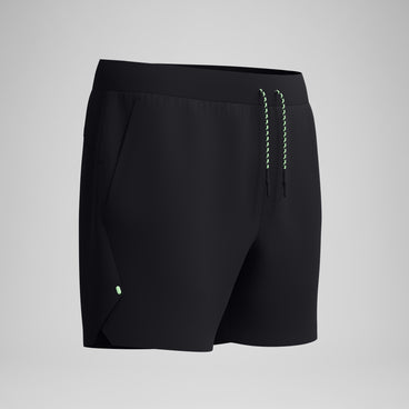Men's Never Stop Solid Swim Shorts Black