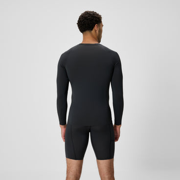 Men's Boom Solid Long Sleeve Rashguard Black