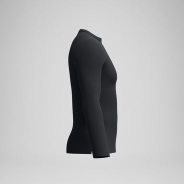 Men's Boom Solid Long Sleeve Rashguard Black
