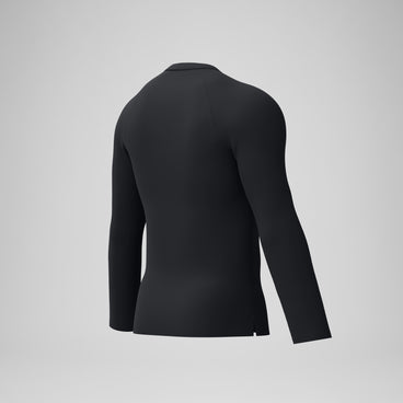 Men's Boom Solid Long Sleeve Rashguard Black