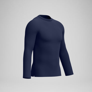 Men's Boom Solid Long Sleeve Rashguard Navy