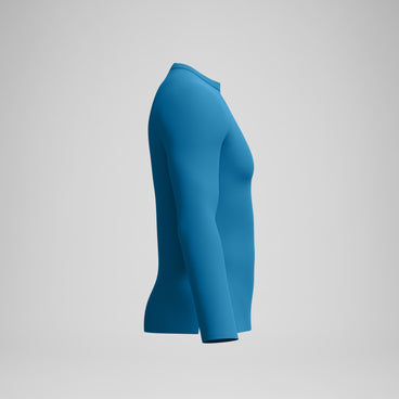 Men's Long Sleeve Boom Rashguard Border Blue