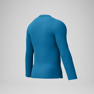 Men's Long Sleeve Boom Rashguard Border Blue
