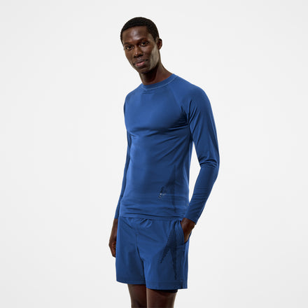 Men's Boom Long Sleeve Rashguard Blue