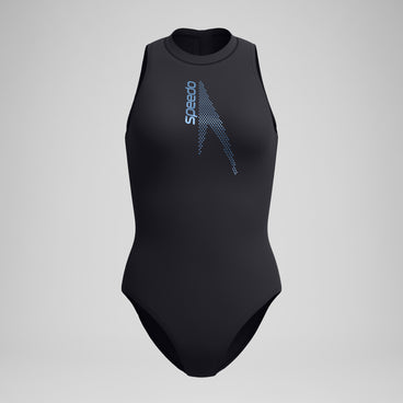 Women's Boom Solid Hydrasuit Black/Turquoise