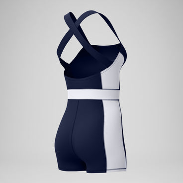 Women's Jetstream Colourblock Legsuit Navy/White
