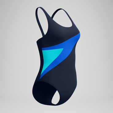 Women's Hyperboom Butterfly Back Swimsuit Navy/Blue