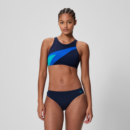 Women's Hyperboom Butterfly Back Bikini Set Navy/Blue