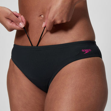 Women's Hyperboom Butterfly Back Bikini Set Black/Pink