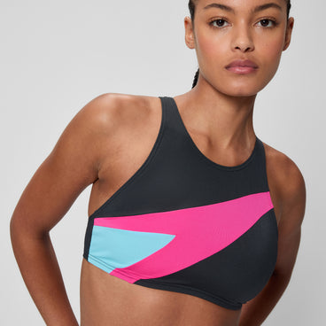 Women's Hyperboom Butterfly Back Bikini Set Black/Pink