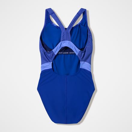 Women's Quantum Rib Splice Swimsuit Blue