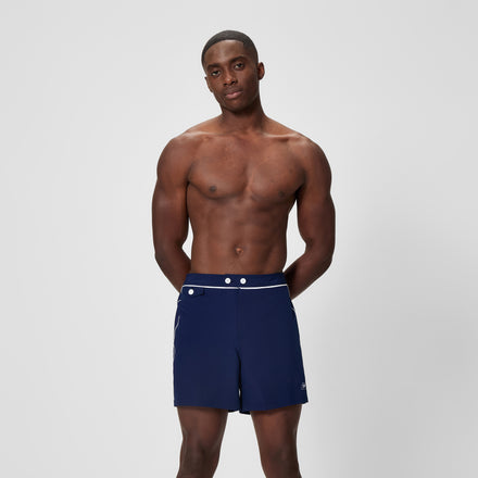Men's Jetstream Solid Swim Shorts Navy