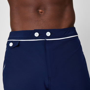 Men's Jetstream Solid Swim Shorts Navy