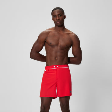 Men's Jetstream Solid Swim Shorts Red