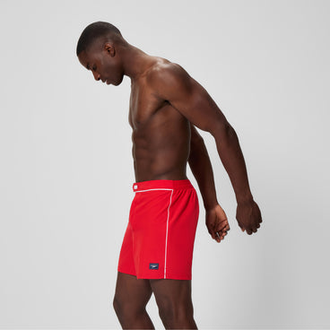 Men's Jetstream Solid Swim Shorts Red