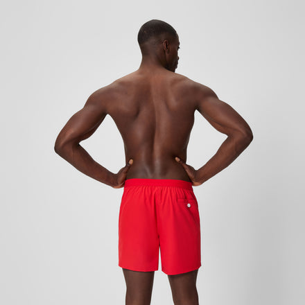 Men's Jetstream Solid Swim Shorts Red