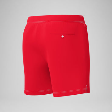 Men's Jetstream Solid Swim Shorts Red