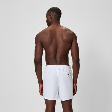 Men's Jetstream Solid Swim Shorts White