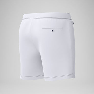 Men's Jetstream Solid Swim Shorts White
