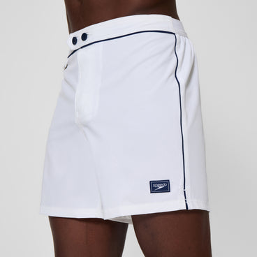 Men's Jetstream Solid Swim Shorts White