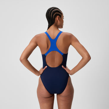 Women's Medley Logo Medalist Swimsuit Navy/Blue