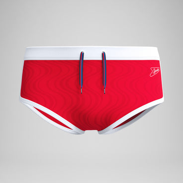 Men's Jetstream Textured Brief Red