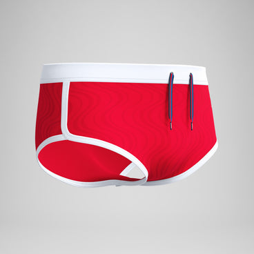 Men's Jetstream Textured Brief Red