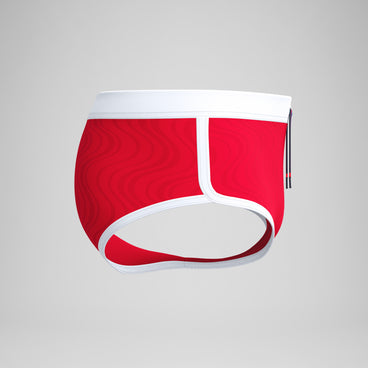 Men's Jetstream Textured Brief Red
