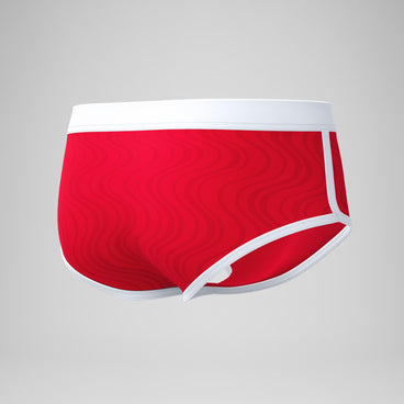 Men's Jetstream Textured Brief Red