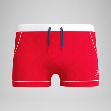 Men's Jetstream Textured Aquashort Red