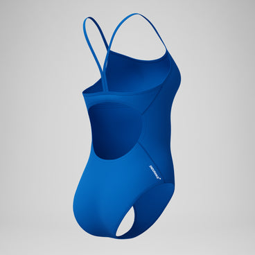 Women's Endurance+ Logo Thinstrap Swimsuit Blue