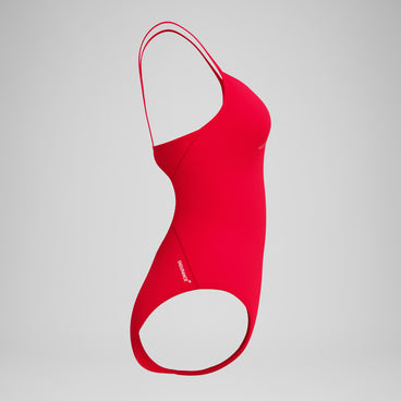 Women's Endurance+ Logo Thinstrap Swimsuit Red