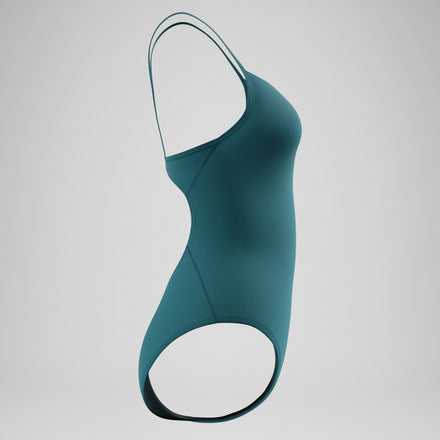 Women's Endurance+ Logo Thinstrap Swimsuit Green