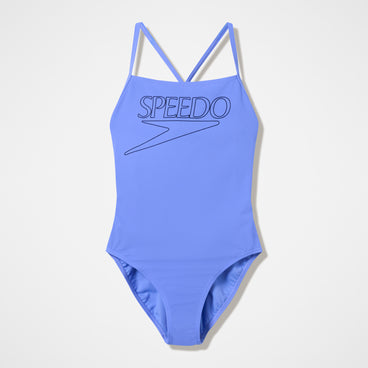 Women's Endurance+ Logo Thinstrap Swimsuit Blue