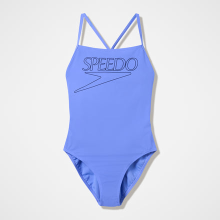 Women's Endurance+ Logo Thinstrap Swimsuit Blue