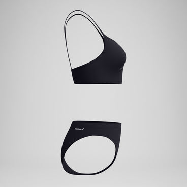 Women's Endurance+ Logo Thinstrap Bikini Set Black