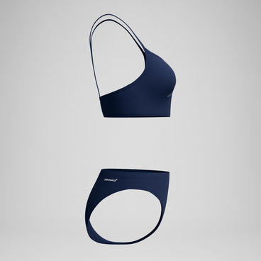 Women's Endurance+ Logo Thinstrap Bikini Set Navy