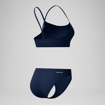 Women's Endurance+ Logo Thinstrap Bikini Set Navy