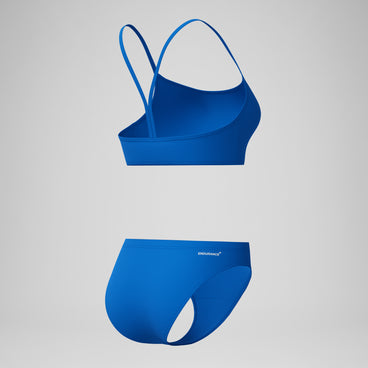 Women's Endurance+ Logo Thinstrap Bikini Set Blue