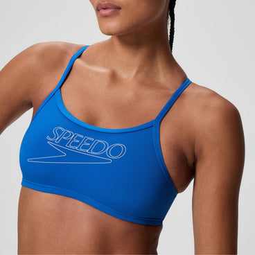 Women's Endurance+ Logo Thinstrap Bikini Set Blue