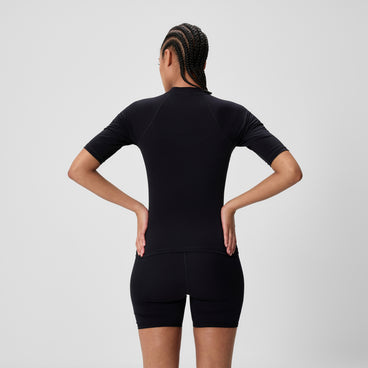 Women's Endurance+ Short Sleeve Rashguard Black