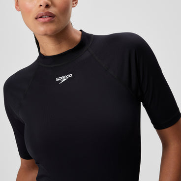 Women's Endurance+ Short Sleeve Rashguard Black